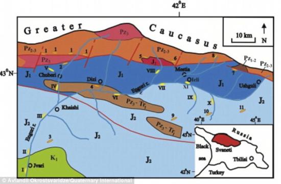 238c06ae00000578 2851531 surveys by the geologists show that gold ore veins marked with o 15 1417090625370