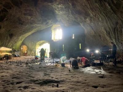 Excavations at wogan cavern summer 2022